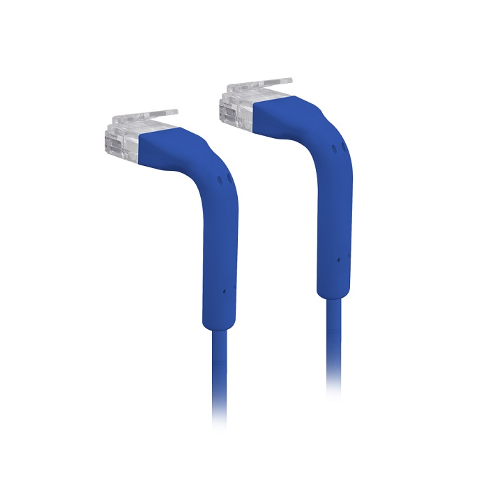 Ubiquiti UniFi Ethernet Patch Kabel - délka 0,22m, Cat6, modrý