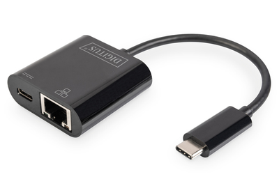 Digitus DN-3027 DIGITUS USB Type-C Gigabit Ethernet Adapter with Power Delivery Support