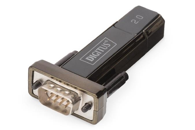 DIGITUS Převodník USB 2.0 na sériový, DSUB 9M vč. Kabelu USB A 80cm
