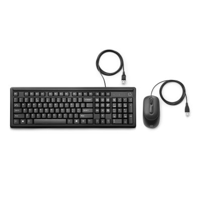 HP klávesnice a myš/drátová/black