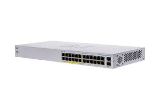 Cisco CBS110-24PP Cisco switch CBS110-24PP (24xGbE, 2xGbE/SFP combo, 12xPoE+, 100W, fanless)