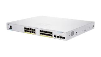 Cisco CBS250-24FP-4G-EU Cisco switch CBS250-24FP-4G, 24xGbE RJ45, 4xSFP, PoE+, 370W