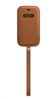 iPhone 12 mini Leather Sleeve wth MagSafe S.Brown
