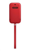 iPhone 12 mini Leather Sleeve wth MagSafe RED