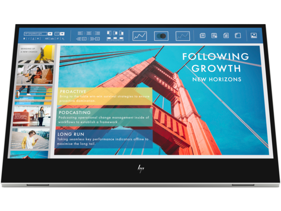 HP E14 G4 1B065AA HP LCD EliteDisplay E14 G4 přenosný 2x USB-C monitor 14" (IPS,1920 x 1080, 16:9, 400NITS, 800:1, 5ms, 2x USB-C)