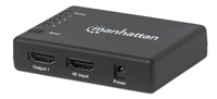 MANHATTAN Splitter HDMI 2 porty, 4K@30Hz, černá
