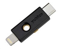 Yubico YubiKey 5Ci YubiKey 5Ci - USB-C + Lightning, klíč/token s vícefaktorovou autentizaci, podpora OpenPGP a Smart Card (2FA)
