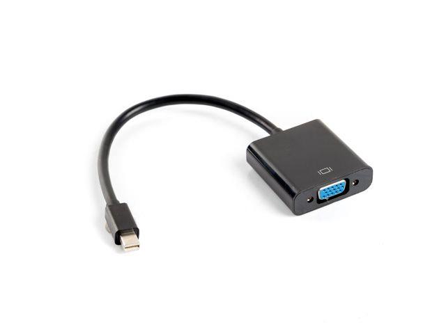 LANBERG adaptér mini DisplayPort 1.2 na VGA, M/F, kabel 20cm, černý