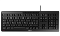 CHERRY klávesnice STREAM, drátová, USB, CZ+SK layout, černá