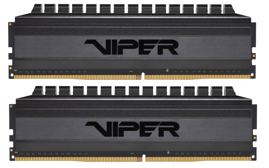 PATRIOT Viper 4 Blackout 32GB DDR4 3600MHz / DIMM / CL18 / 1,35V / Heat Shield / KIT 2x 16GB
