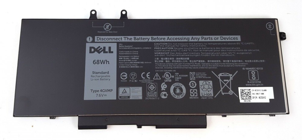 Dell 451-BCNX - originální DELL baterie 4-článková 68Wh Li-Ion pro Latitude 5400/ 5500/ Precision 3540
