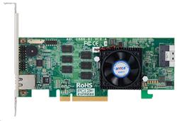 ARECA Tri-mode RAID card 8-port int. (SFF-8654) 8GB DDR4, PCIe4.0 x8 Card, LP