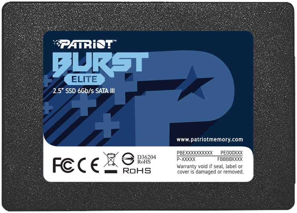 Patriot Burst 1,92TB, PBE192TS25SSDR PATRIOT BURST ELITE 1,92TB SSD / Interní / 2,5" / SATA 6Gb/s /