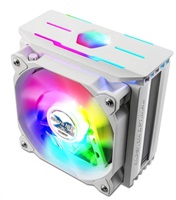 Zalman chladič CPU CNPS10X OPTIMA II / 120mm RGB ventilátor / heatpipe / PWM / výška 160mm / pro AMD i Intel / bílý