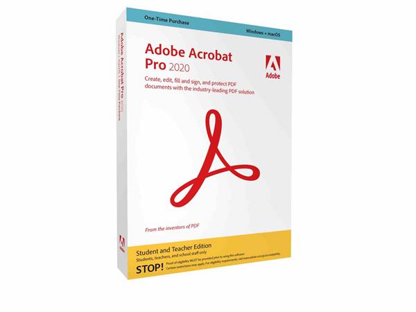 Adobe Acrobat Pro Student&Teacher 2020 ENG WIN+MAC Box (65311366) Acrobat Pro 2020 MP (WIN+MAC) ENG STUDENT&TEACHER Edition