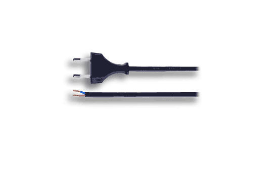 Solight flexo šňůra, 2x 0,75mm2, černá, plochá, 2m - PF15