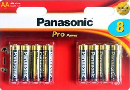 Baterie Panasonic Pro Power alk., AA/R06 Blistr(8)
