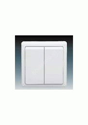 Instalační spínač 3553-05289 B1, Classic, lustrový, bílý