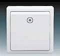 Zvonkový spínač 3553-80289 B1, Classic, č.1/0, bílý