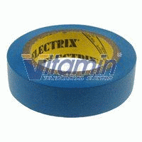 Solight Izolační páska 15 mm x 0,13 mm x 10 m modrá Izolační páska PVC 15/10 ANTICOR světle modrá