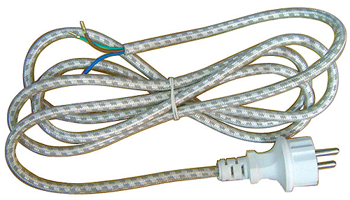 Kabel flexo 3x0,75mm opředená 2,4m S00003