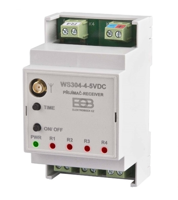 WS304-4 5VDC Čtyř-kanálový přijímač