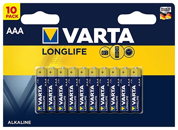 Baterie Varta 4103, AAA/R03 alk.LONGLIFE B10
