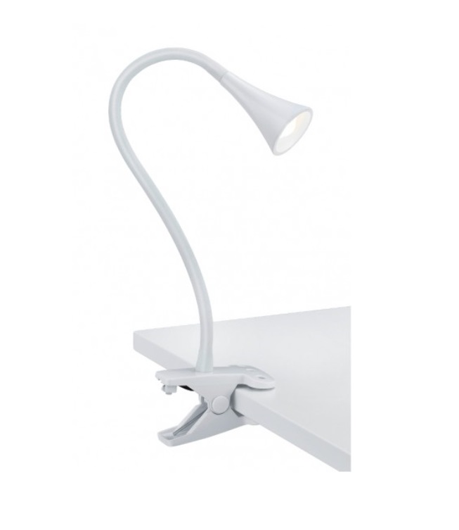 NILSEN LED stolní lampa HAPPY klips 2,5W, růžová PX030