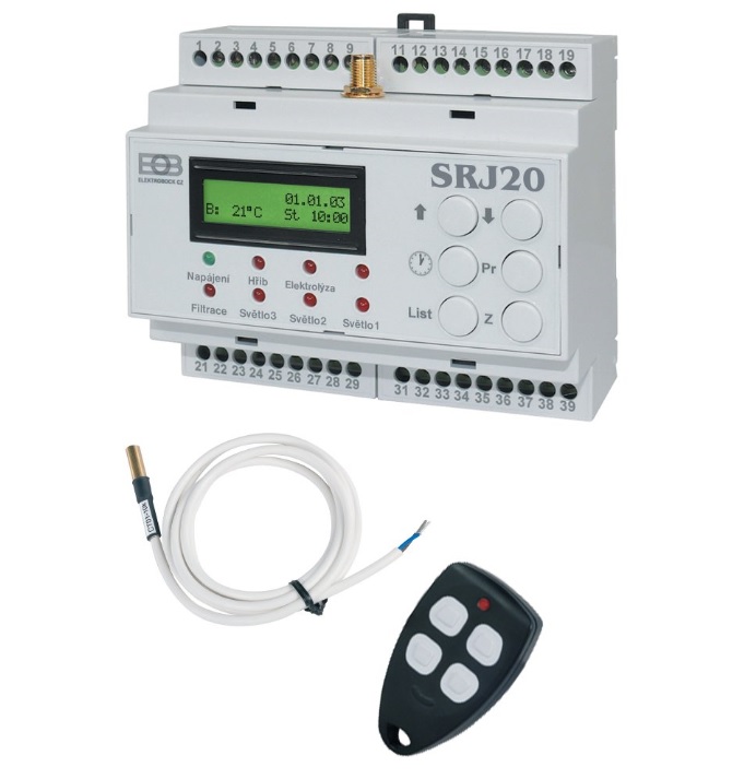 Elektrobock SRJ10 pro systémy na DIN lištu