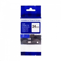 PRINTLINE kompatibilní páska s Brother TZE-551, 24mm, černý tisk/modrý podklad
