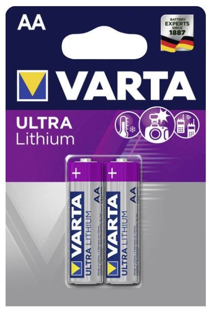 Baterie Varta 6106, AA/R06 lithium Blistr (2)