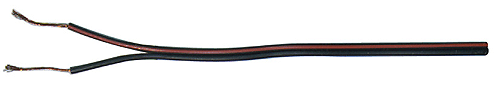Dvojlinka 2x0,35mm černo/rudá S8230