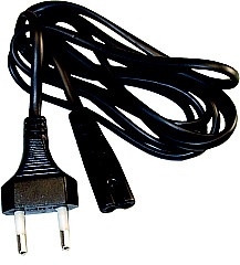Solight napájecí kabel 2-pin, 230V, 2,5A, 2m - SSP0102E