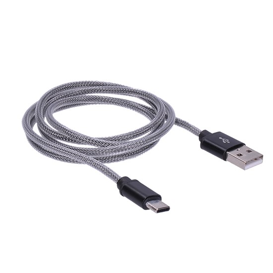 Solight USB-C kabel, USB 2.0 A konektor - USB-C 3.1 konektor, blistr, 1m - SSC1601