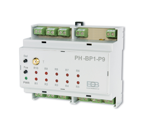 Elektrobock PH-BP1-P9 PH-BP1-P9 9-ti kanálový přijímač pro podlah.topení