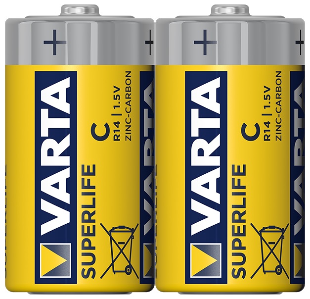 Baterie Varta 2014, R14 vol.