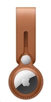 Apple AirTag Leather Loop - kožené poutko hnědé