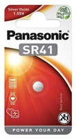 Panasonic 392/384/SR41 1BP Ag PANASONIC Stříbrooxidové - hodinkové baterie SR-41EL/1B 1,55V (Blistr 1ks)