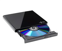 HITACHI LG - externí mechanika DVD-W/CD-RW/DVD±R/±RW/RAM GP57EB40, Slim, Black, box+SW