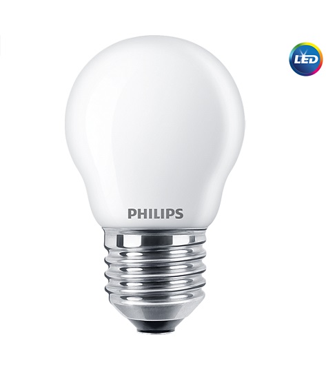 LED žárovka Philips E27 6,5W 2700K 230V P45 FR