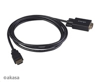 Akasa AK-CBHD26-20BK AKASA - adaptér HDMI na D-sub - 2 m