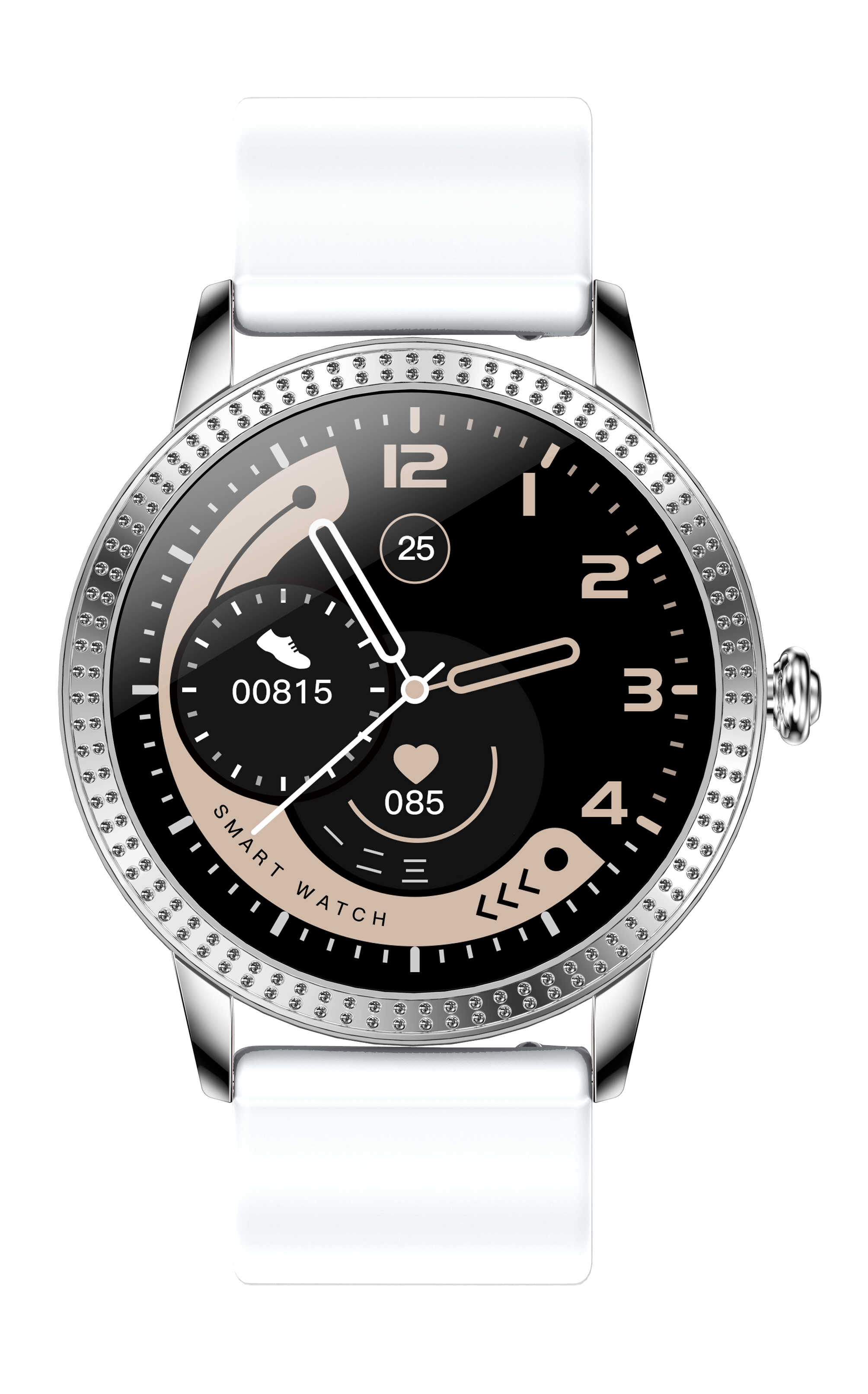 Chytré hodinky CARNEO Gear+ 2nd Gen. stříbrné Nové