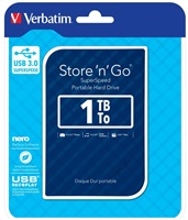 VERBATIM Store´n´ Go 2,5" GEN2 1TB USB 3.0 modrý