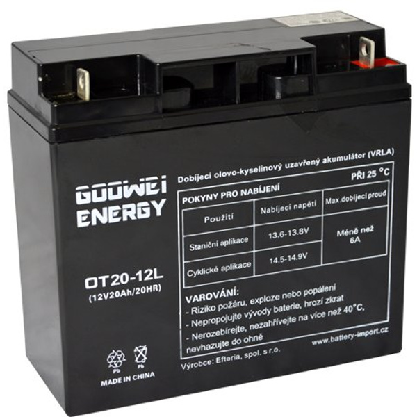 Goowei Energy OTL20-12 20Ah 12V