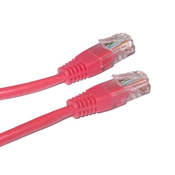 XtendLan Patch kabel Cat 6 UTP 1m - červený