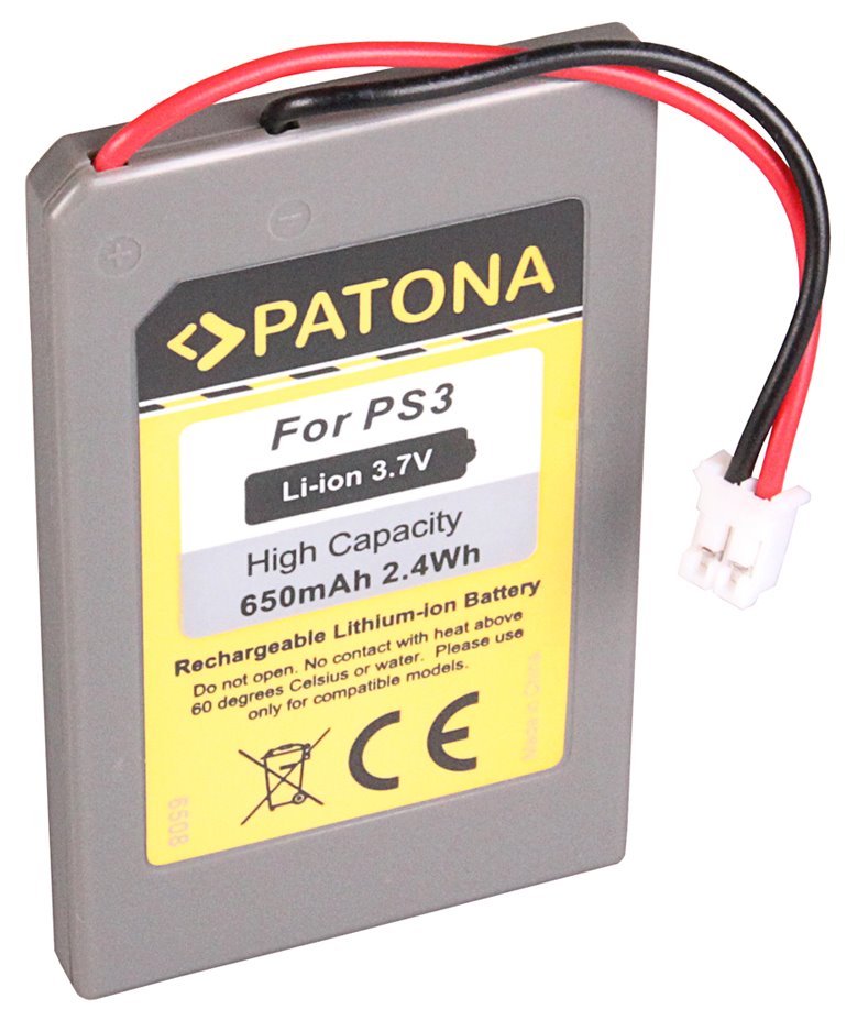 PATONA baterie pro herní konzoli Sony PS3 650mAh Li-lon 3,7V