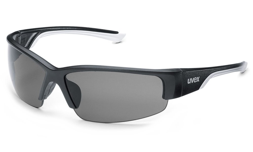 UVEX Brýle straničkové Polavision, PC šedý/UV 5-3,1; HC/HC, polarizační filtr /ochrana před zrcadlením /stranice černá,