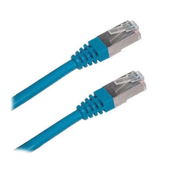 XtendLan Patch kabel Cat 5e FTP 0,5m - modrý