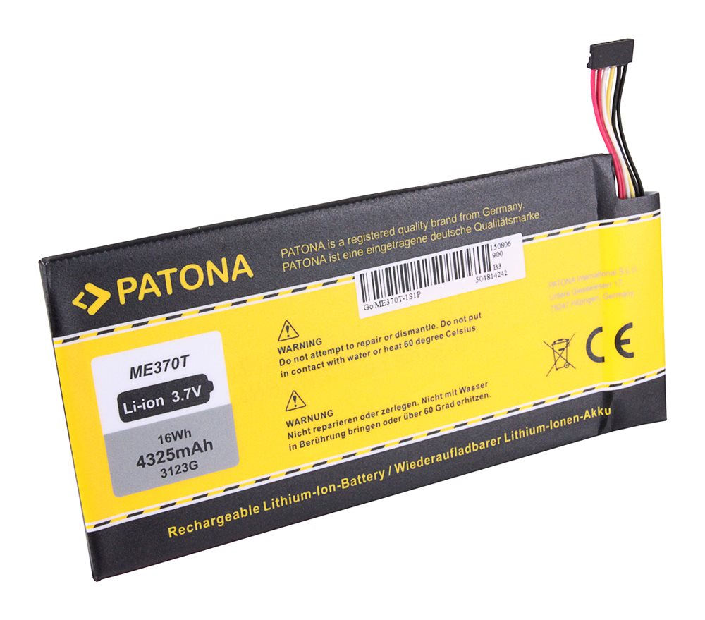 Patona PT3123 baterie - neoriginální PATONA baterie pro tablet PC ASUS Nexus 7 4325mAh 3,7V Li-Ion