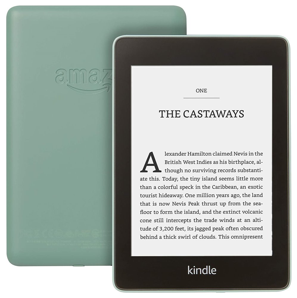 AMAZON e-book reader Kindle PAPERWHITE 4 2018/ 6" E-ink displej/ 8GB/ IPX8/ Wi-Fi/ SPONZOROVANÁ VERZE/ sage